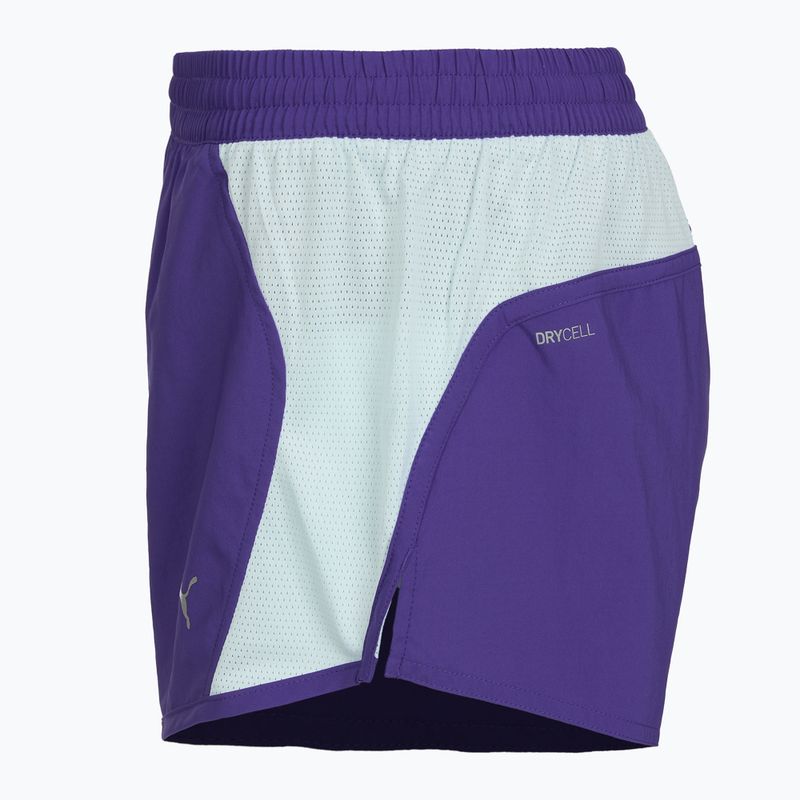 Women's running shorts Puma Run Favorite Velocity 3" Shorts violet/blue/silver/black 3