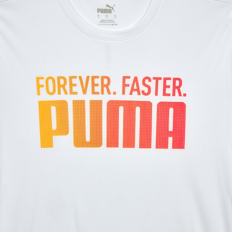 Men's PUMA Run Favorites Forever Faster TEE shirt puma white 5