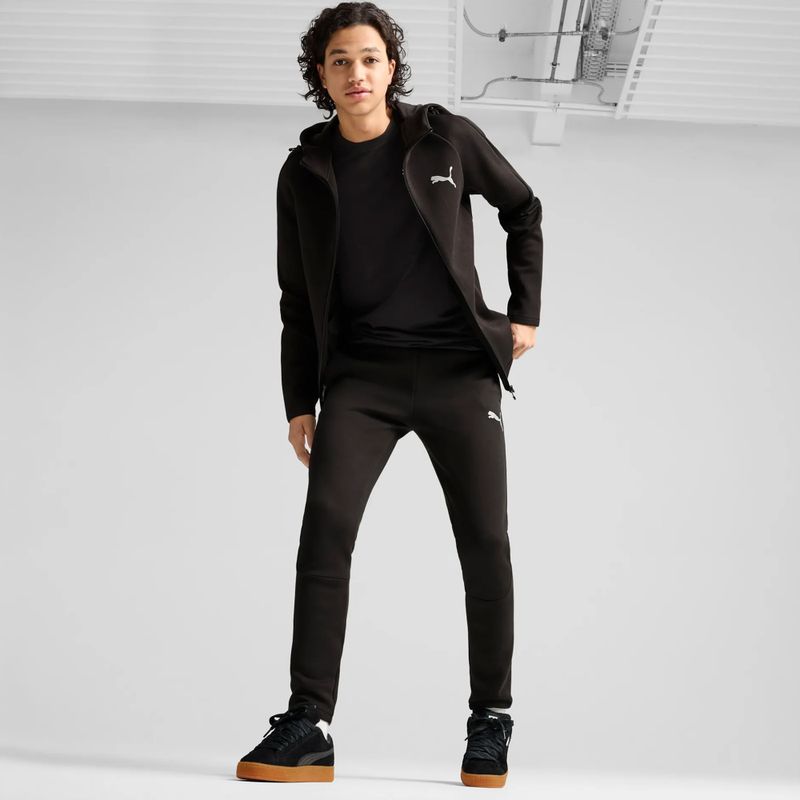 Men's sweatshirt PUMA Evostripe Hoodie FZ DK puma black 4