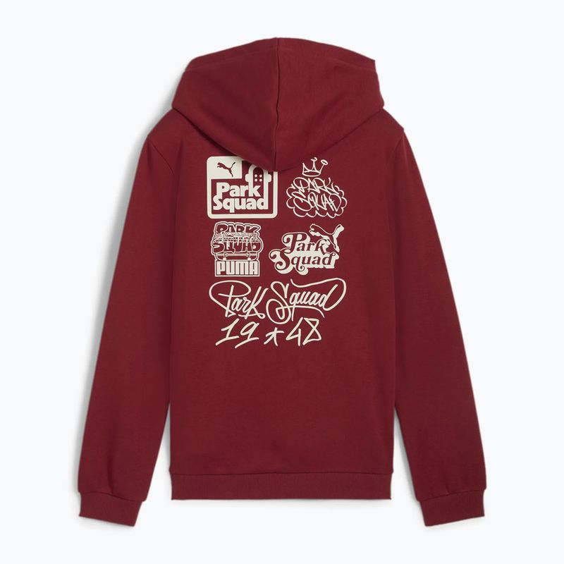 Children's sweatshirt PUMA ESS+MIS 90s Hoodie FL intense red 2