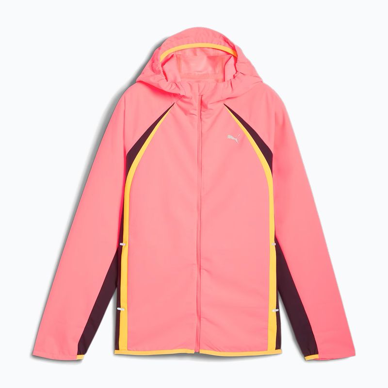 Women's running jacket PUMA Run Ultraweave Raincell sunset glow