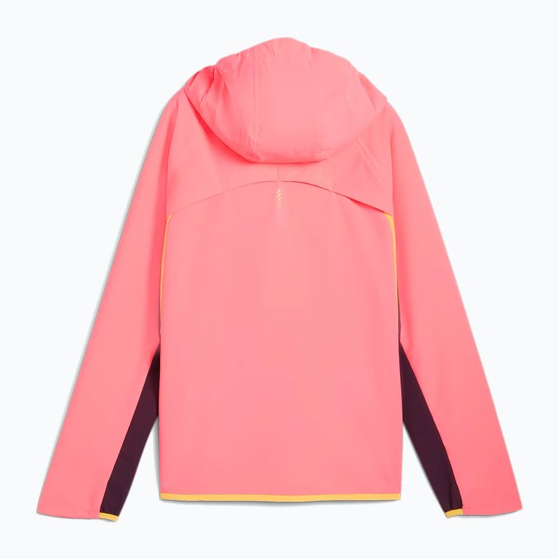 Women's running jacket PUMA Run Ultraweave Raincell sunset glow 2