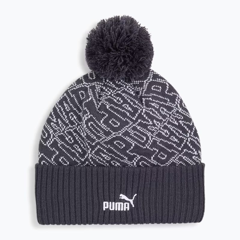 PUMA Ess Pom galactic gray winter cap