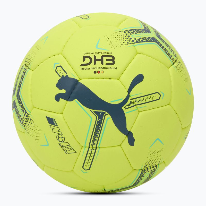 PUMA Nova Match Pro fizzy apple/grey skies handball size 2