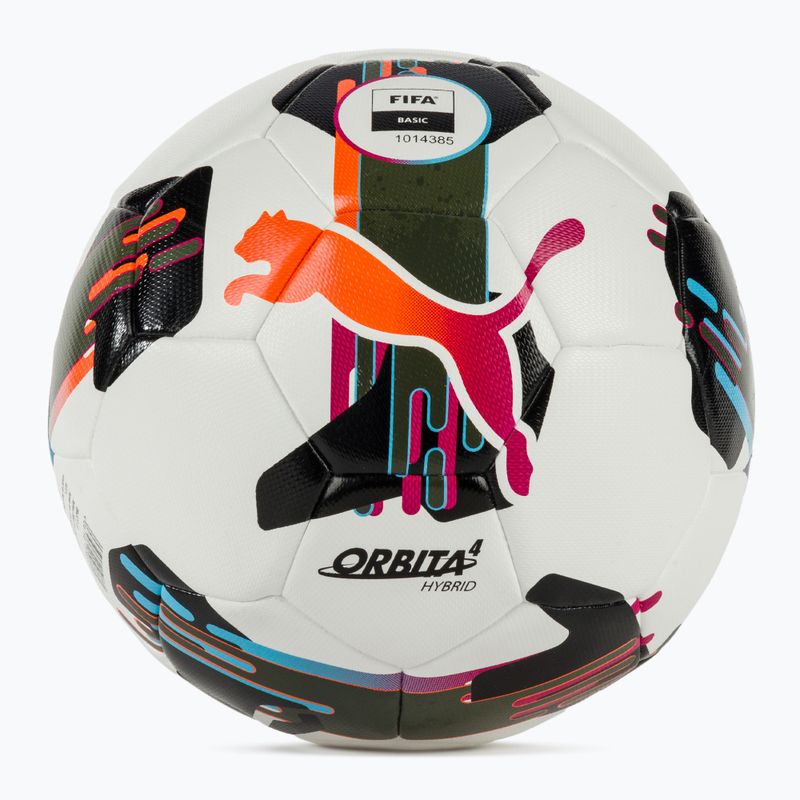 PUMA Orbita 4 HYB FIFA Basic football puma white/multicolor size 4