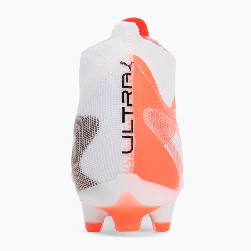Men's football boots PUMA Ultra 5 Match+ FG/AG puma white/puma black/glowing red 6