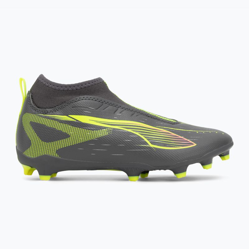 PUMA Ultra 5 Match+ LL FG/AG Jr matte aged silver/yellow alert/puma aged silver children's football boots 2