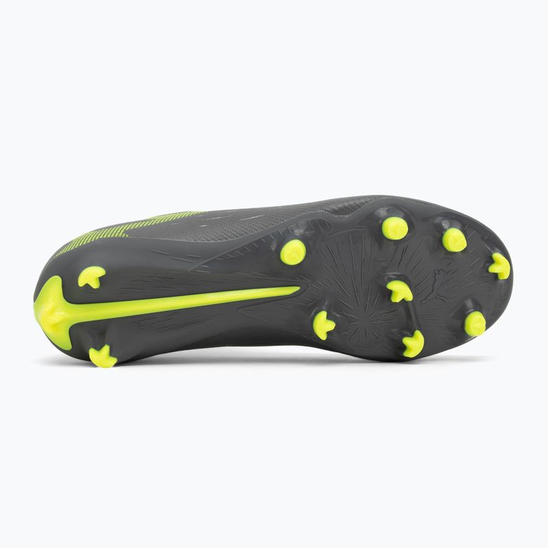 PUMA Ultra 5 Match+ LL FG/AG Jr matte aged silver/yellow alert/puma aged silver children's football boots 4