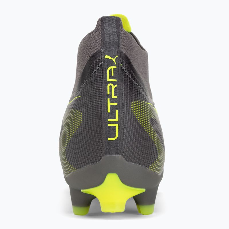 Men's football boots PUMA Ultra 5 Match+ FG/AG matte aged silver/yellow alert/puma aged silver 6
