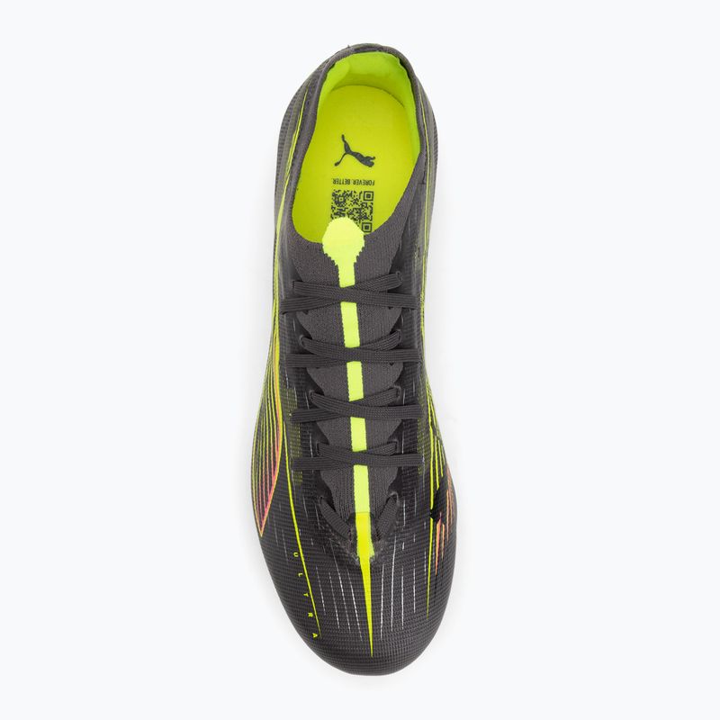Men's football boots PUMA Ultra 5 Match MxSG matte aged/yellow alert/puma aged silver 5