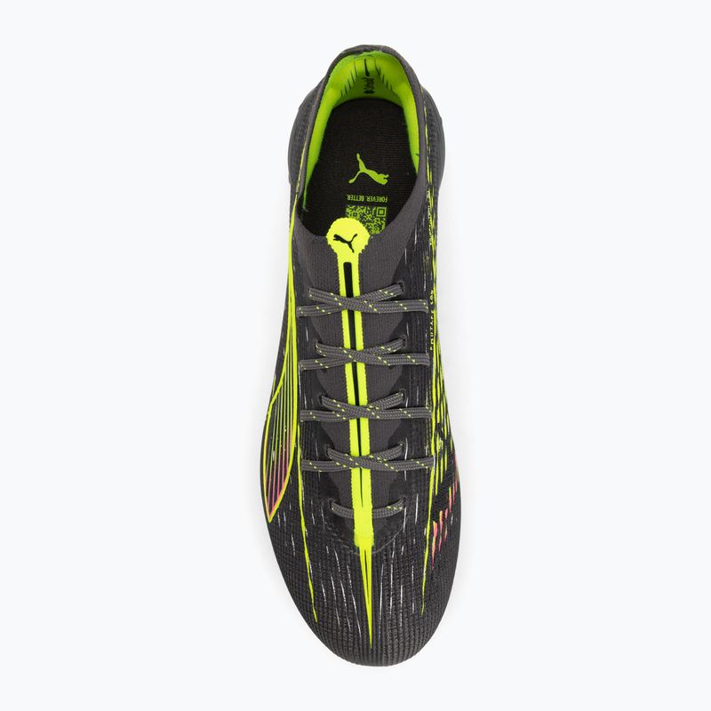 PUMA men's football boots Ultra 5 Ultimate MxSG matte aged silver/yellow alert/sun struck 5