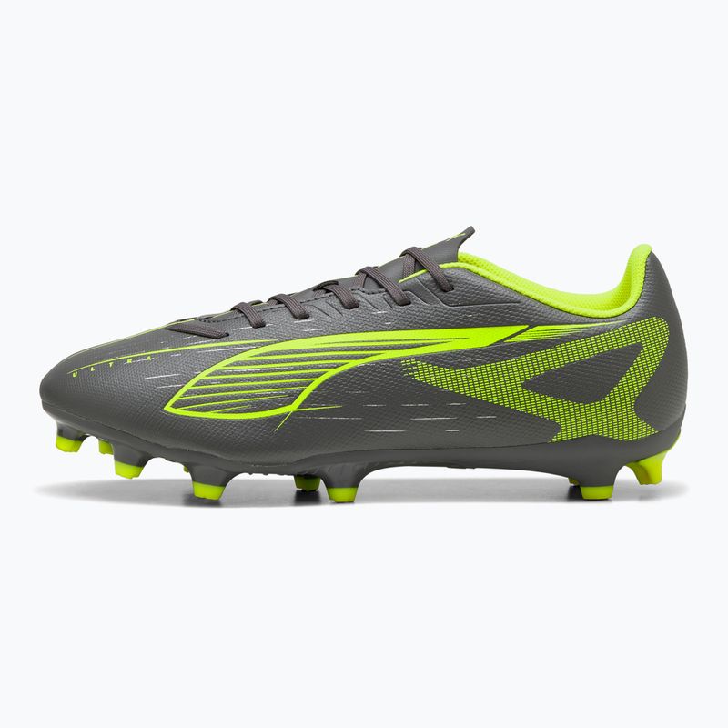 PUMA Ultra 5 Play FG/AG matte aged silver/yellow alert/puma aged silver football boots