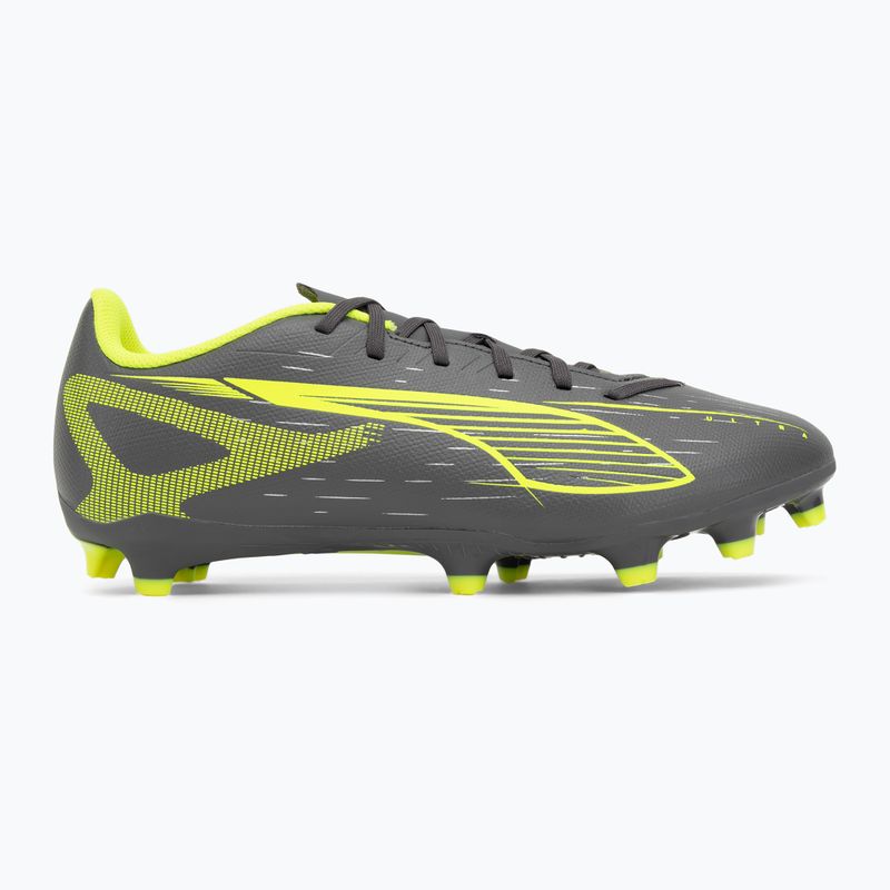 PUMA Ultra 5 Play FG/AG matte aged silver/yellow alert/puma aged silver football boots 2