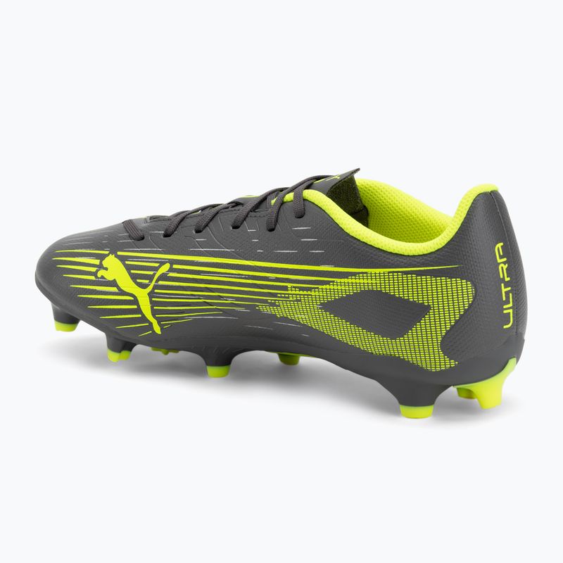 PUMA Ultra 5 Play FG/AG matte aged silver/yellow alert/puma aged silver football boots 3