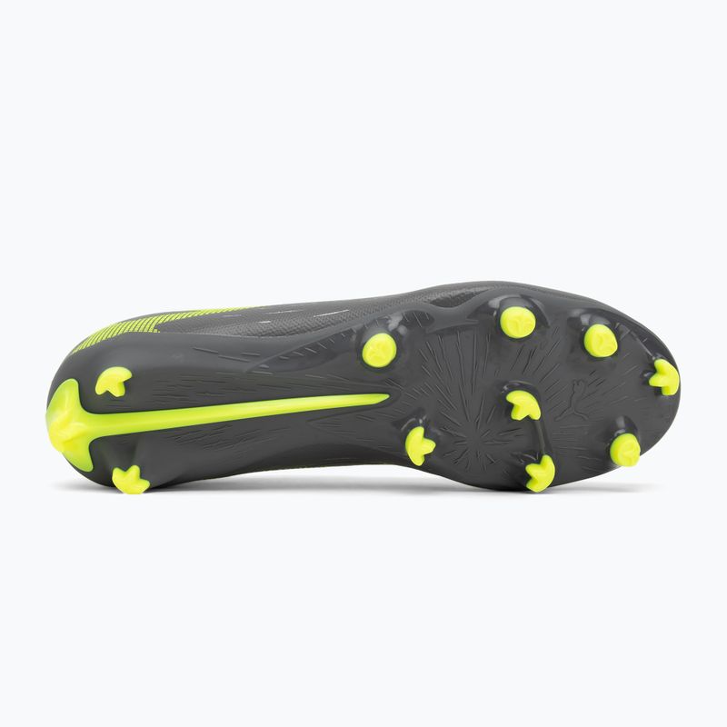 PUMA Ultra 5 Play FG/AG matte aged silver/yellow alert/puma aged silver football boots 4