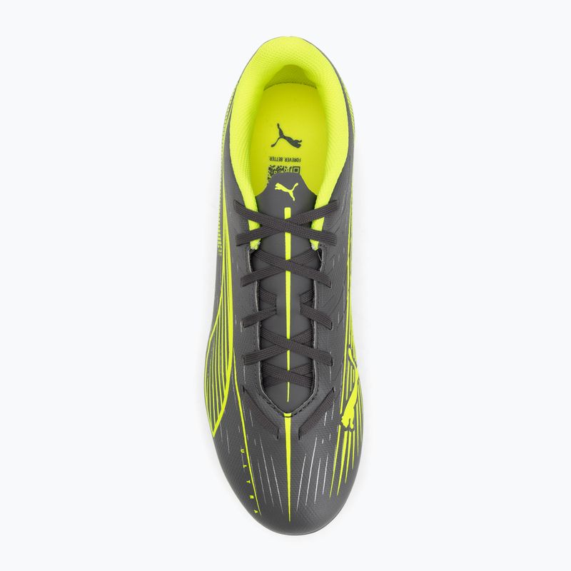 PUMA Ultra 5 Play FG/AG matte aged silver/yellow alert/puma aged silver football boots 5