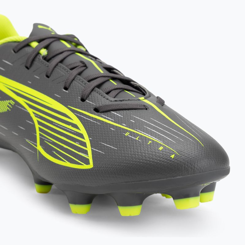 PUMA Ultra 5 Play FG/AG matte aged silver/yellow alert/puma aged silver football boots 7