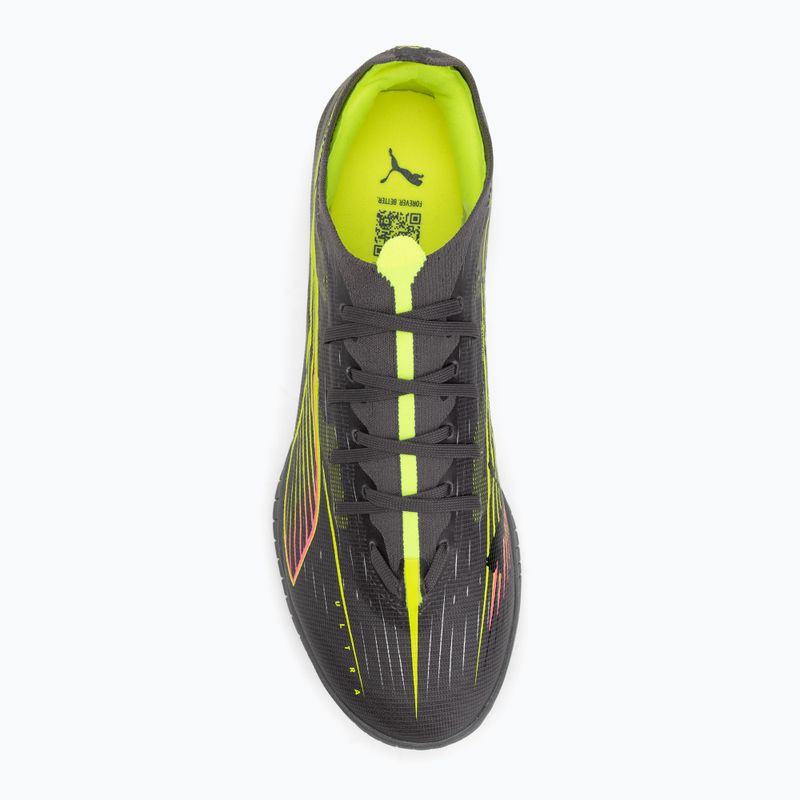 Men's football boots PUMA Ultra 5 Match TT matte aged silver/yellow alert/puma aged silver 5