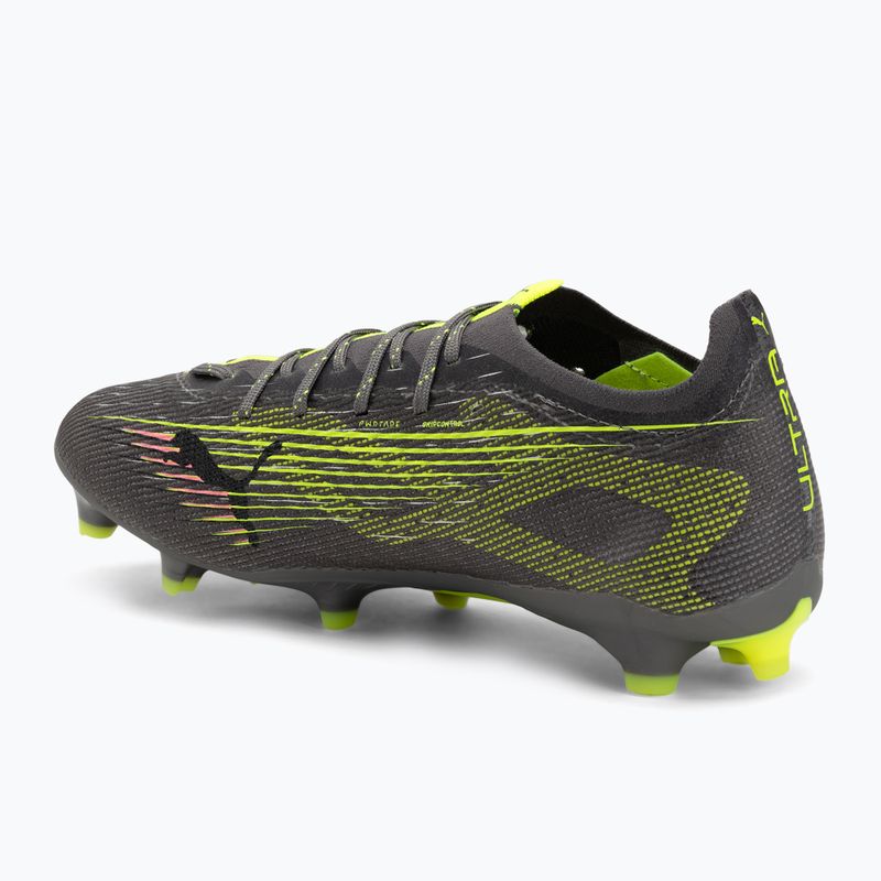 PUMA men's football boots Ultra 5 Pro FG/AG matte aged silver/yellow alert/sun struck 2