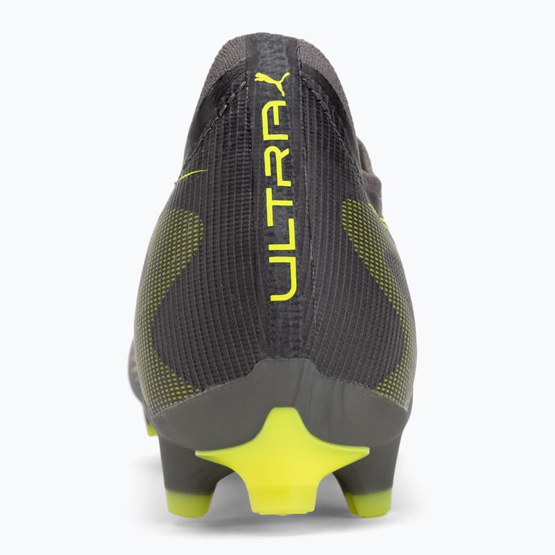 PUMA men's football boots Ultra 5 Match FG/AG matte aged silver/yellow alert/puma aged silver 6