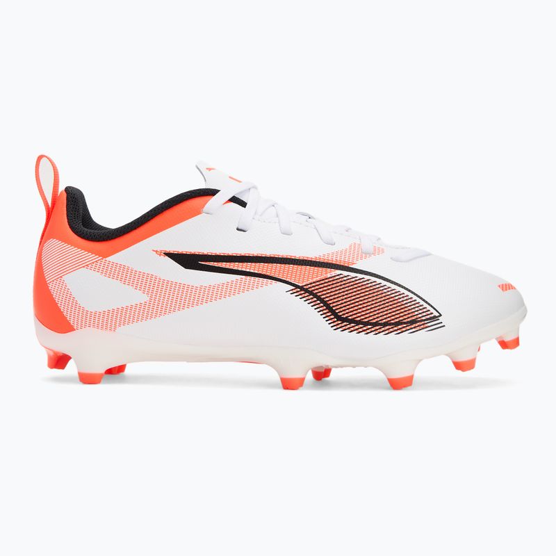 PUMA Ultra 5 Play FG/AG Jr children's football boots puma white/puma black/glowing red 2