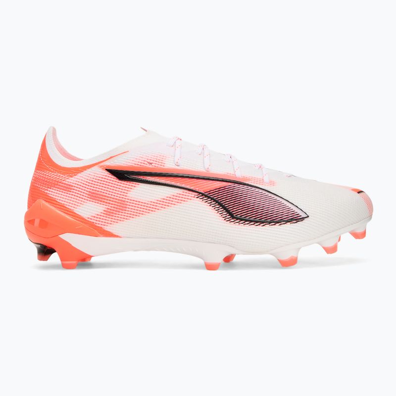 Men's PUMA Ultra 5 Ultimate FG football boots puma white/puma black/glowing red 2