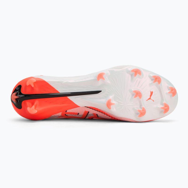Men's PUMA Ultra 5 Ultimate FG football boots puma white/puma black/glowing red 4
