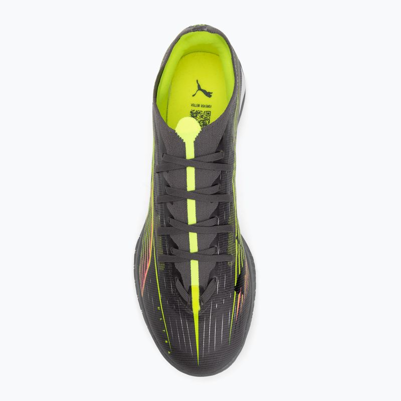 Men's football boots PUMA Ultra 5 Match It matte aged silver/yellow alert/puma aged silver 5