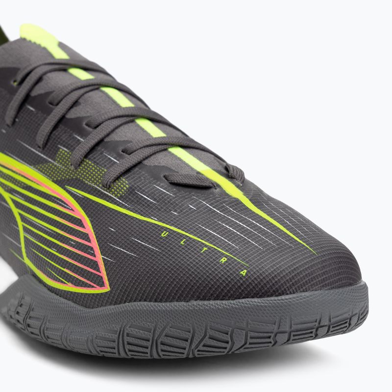 Men's football boots PUMA Ultra 5 Match It matte aged silver/yellow alert/puma aged silver 7