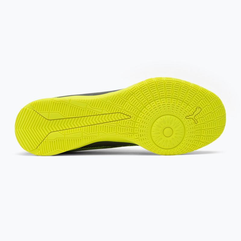 PUMA men's football boots Ultra 5 Play IT matte aged silver/yellow alert/puma aged silver 4