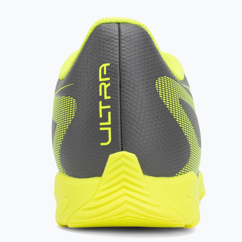 PUMA men's football boots Ultra 5 Play IT matte aged silver/yellow alert/puma aged silver 6