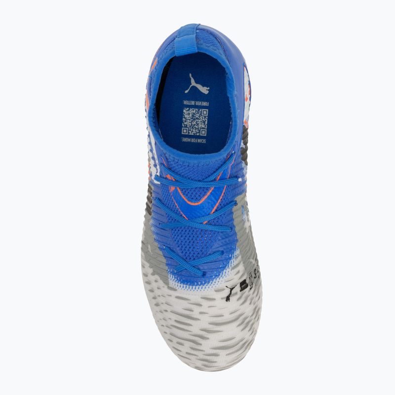 PUMA Future 8 Match Forever FG/AG Jr children's football boots white/ultra blue/feather gray/puma black/glowing red 5