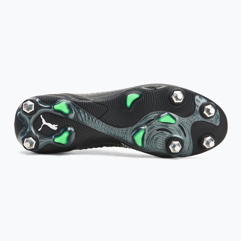 Men's football boots PUMA Future 8 Ultimate MxSG puma black/cool light gray/fluo green 4
