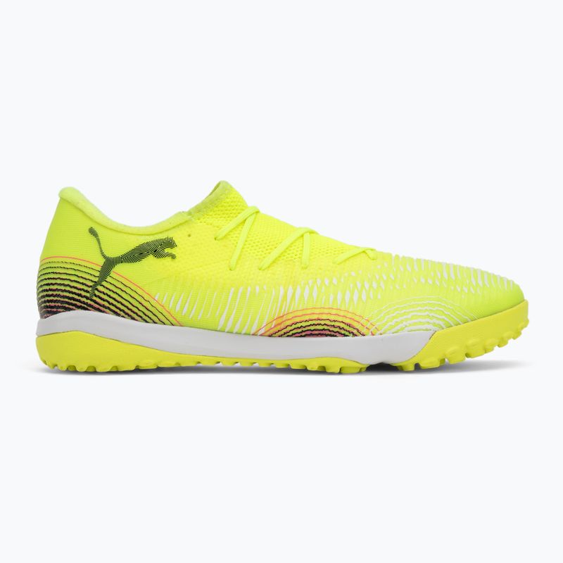 Men's football boots PUMA Future 8 Match Low TT yellow alert/ puma black/ sun struck 2