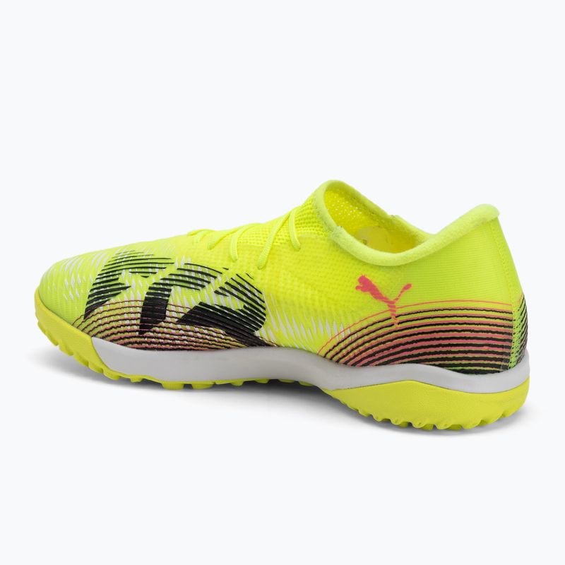 Men's football boots PUMA Future 8 Match Low TT yellow alert/ puma black/ sun struck 3