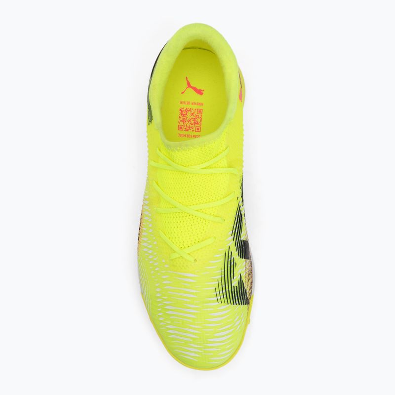 Men's football boots PUMA Future 8 Match Low TT yellow alert/ puma black/ sun struck 5