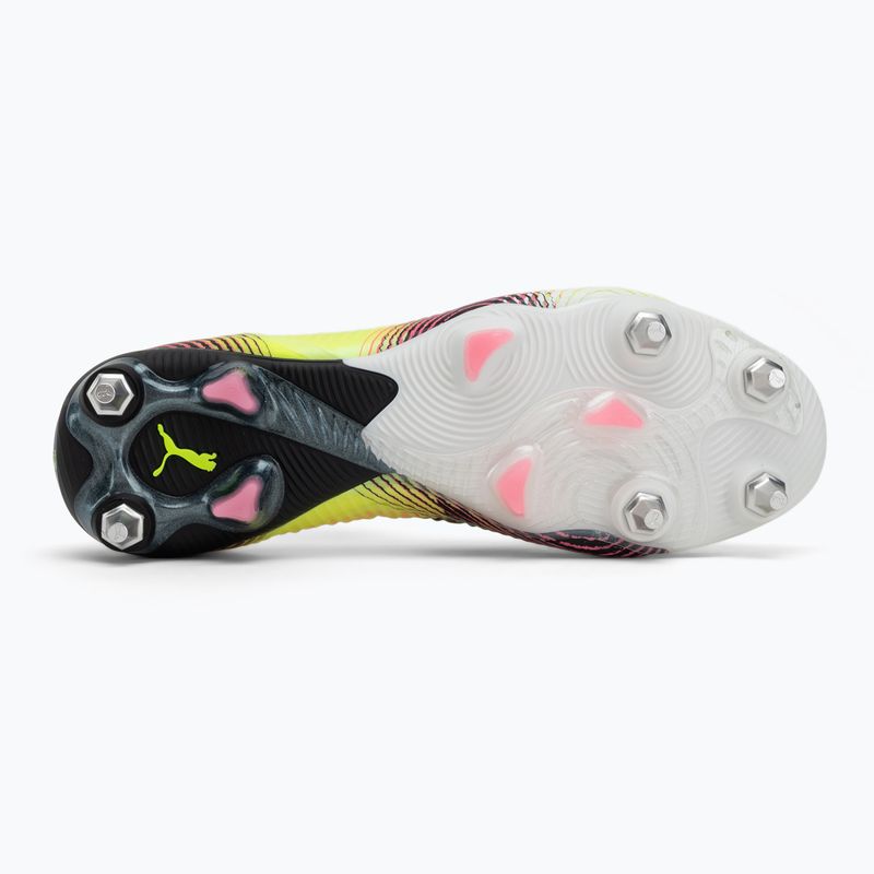 Men's football boots PUMA Future 8 Ultimate MxSG yellow alert/puma black/sun struck 4