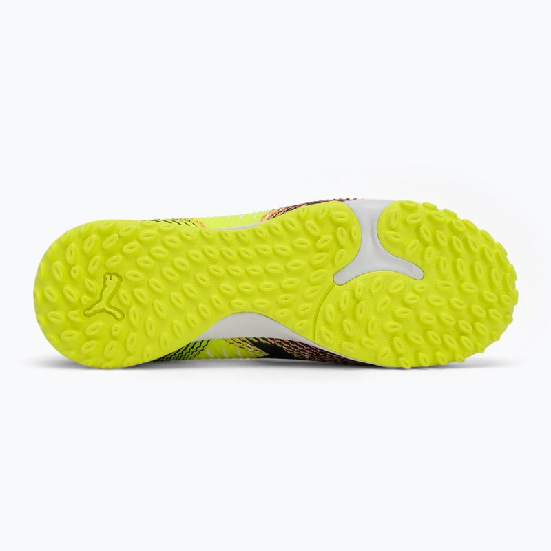 PUMA Future 8 Match TT + Mid yellow alert/ puma black/ sun struck Children's football boots 4