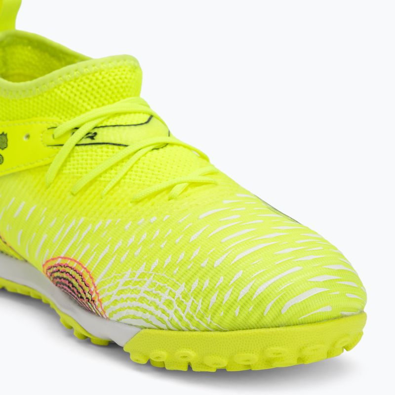 PUMA Future 8 Match TT + Mid yellow alert/ puma black/ sun struck Children's football boots 7