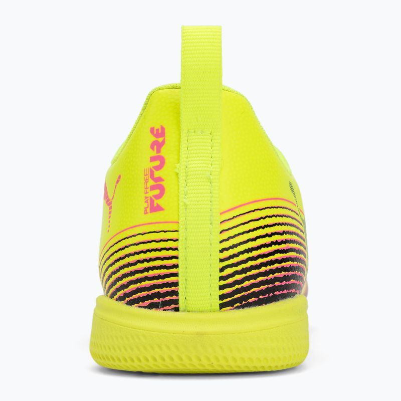 PUMA Future 8 Play It yellow alert/ puma black/ sun struck children's football boots 6