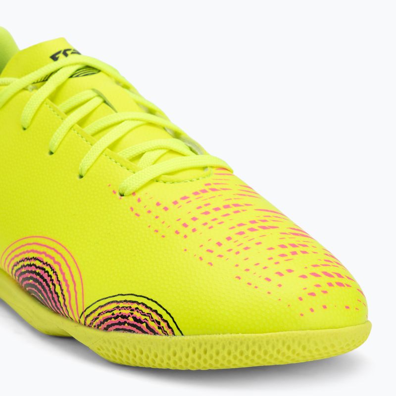 PUMA Future 8 Play It yellow alert/ puma black/ sun struck children's football boots 7