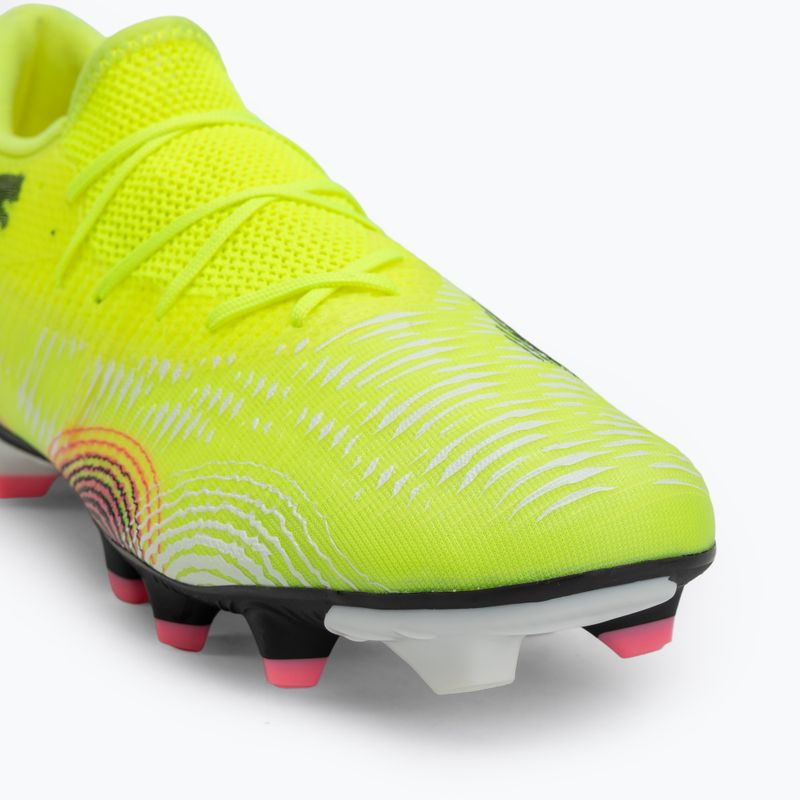 Men's football boots PUMA Future 8 Match Low FG/AG yellow alert/ puma black/ sun struck 7