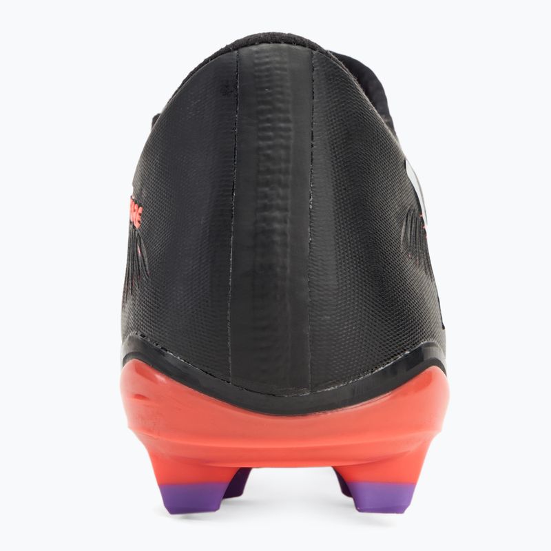 Men's football boots PUMA Future 8 Match Low FG/AG puma black/ puma white/ glowing red 6