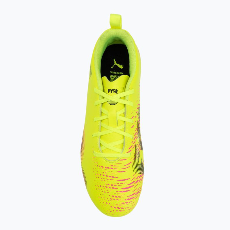 Children's football boots PUMA Future 8 Play FG/AG Jr yellow alert/puma black/sun struck 5