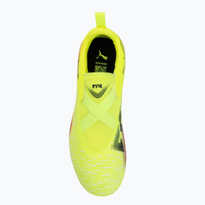 PUMA Future 8 Match LL FG/AG yellow alert/ puma black/ sun struck Children's football boots 5