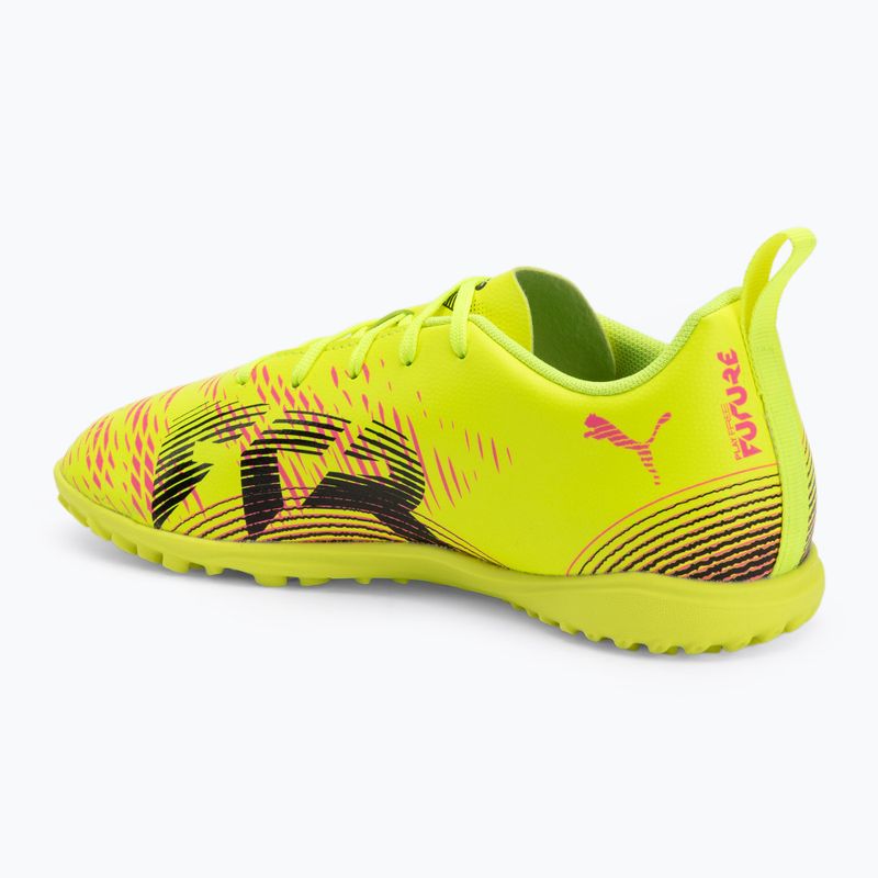 PUMA Future 8 Play TT yellow alert/ puma black/ sun struck Children's football boots 3