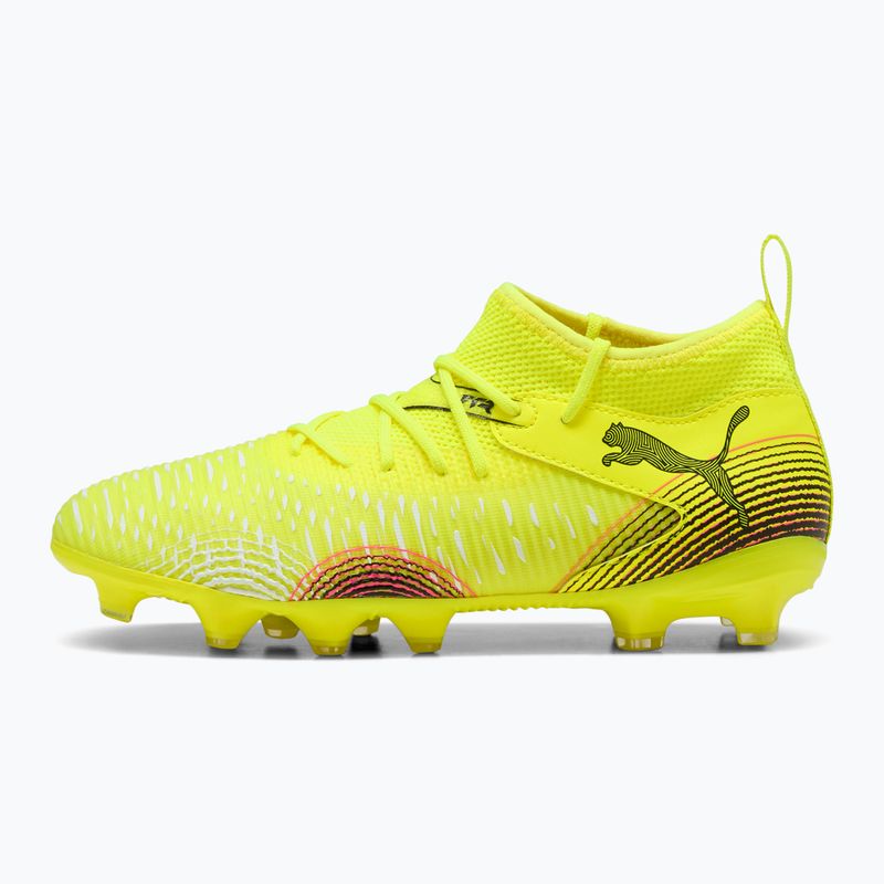 PUMA Future 8 Match FG/AG Jr children's football boots yellow alert/puma black/sun struck 2