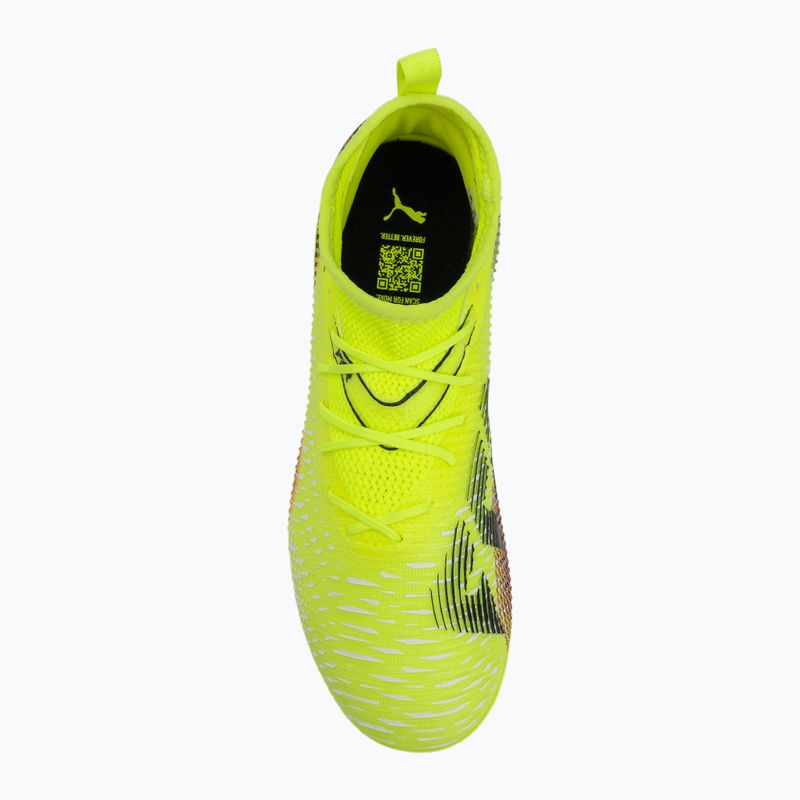 PUMA Future 8 Match FG/AG Jr children's football boots yellow alert/puma black/sun struck 5