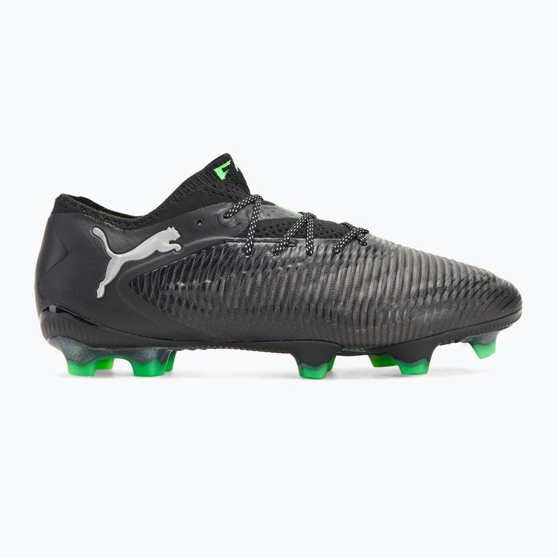 Men's football boots PUMA Future 8 Ultimate Low FG puma black/cool light gray/fluo green 2