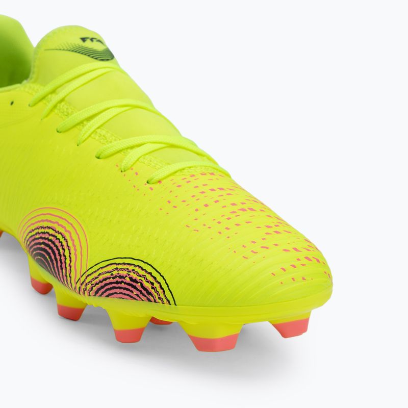 Men's football boots PUMA Future 8 Play FG/AG yellow alert/ puma black/ sun struck 7